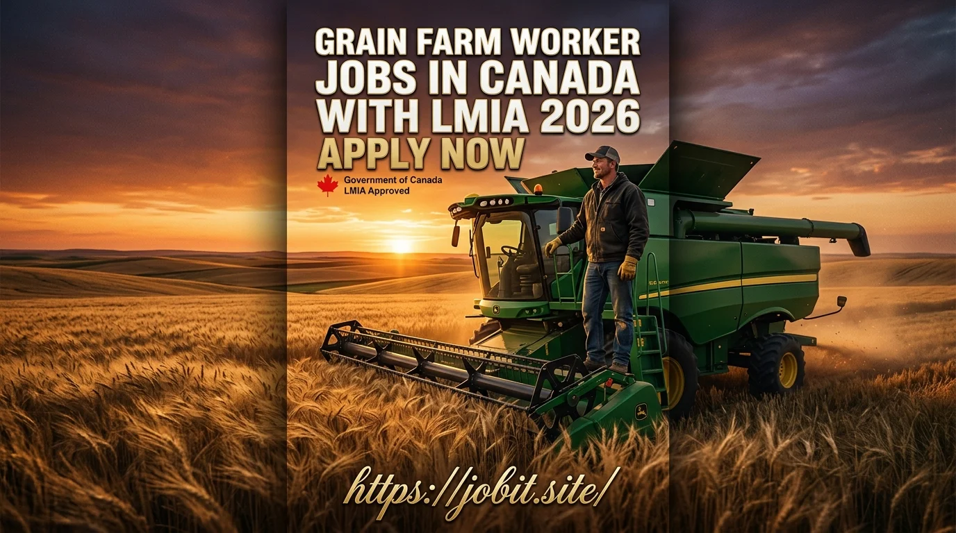 Grain Farm Worker Jobs in Canada with LMIA 2026 Apply Now