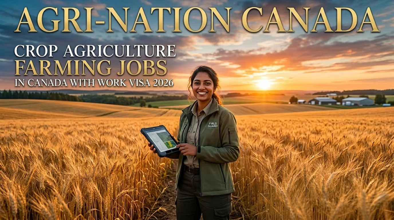 Crop Agriculture Farming Jobs in Canada with Work Visa 2026